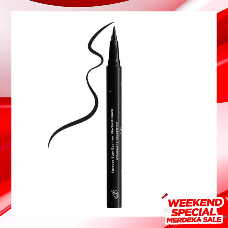 SOMETHINC SOMETHINC F/STAY EYELINER BLACKEST BLACK