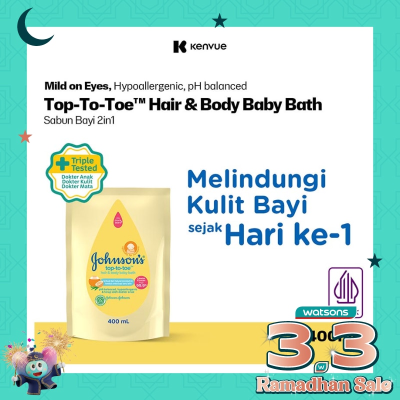 Johnson &. Johnson Baby Top to Toe Wash Refill 400ml