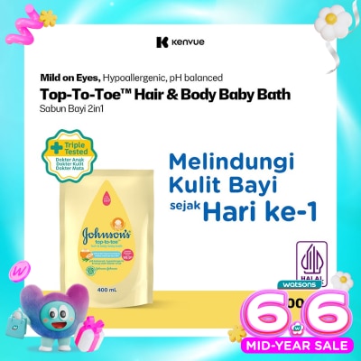 JOHNSON&JOHNSON - Johnson &. Johnson Baby Top to Toe Wash Refill 400ml
