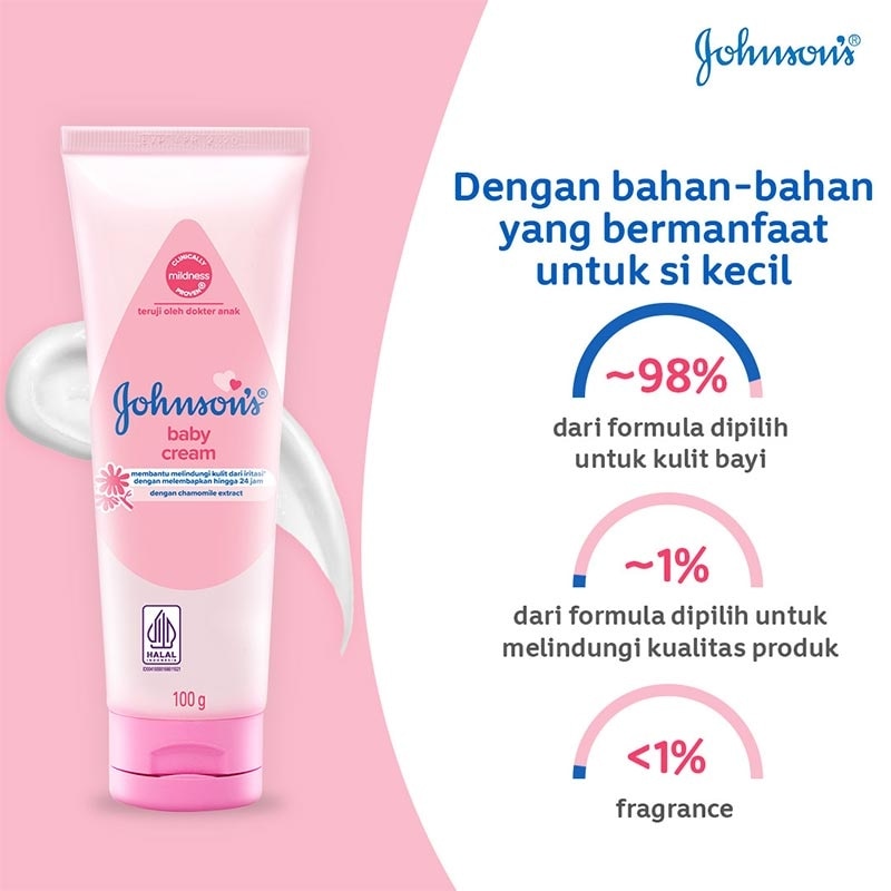 Johnson Baby Cream White 100G