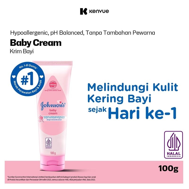 Johnson Baby Cream White 100G