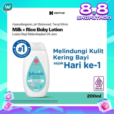 JOHNSON&JOHNSON Baby Milk Lotion 200ml
