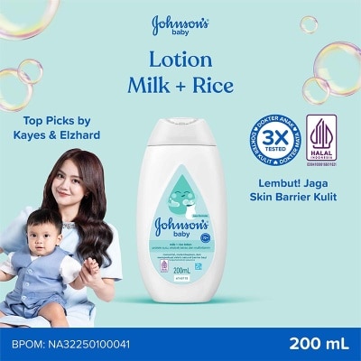 JOHNSON&JOHNSON - Baby Milk+Rice Lotion 200ml