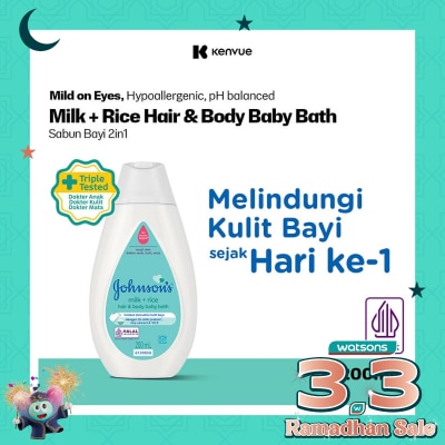 JOHNSON&JOHNSON Baby Milk Bath 200ml