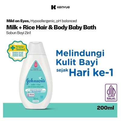 JOHNSON & JOHNSON Baby Milk Bath 200ml