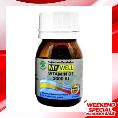 MY WELL Vitamin D3 1000 IU 20 Tablet