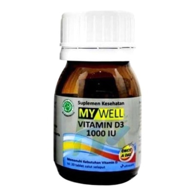 MY WELL Vitamin D3 1000 IU 20 Tablet