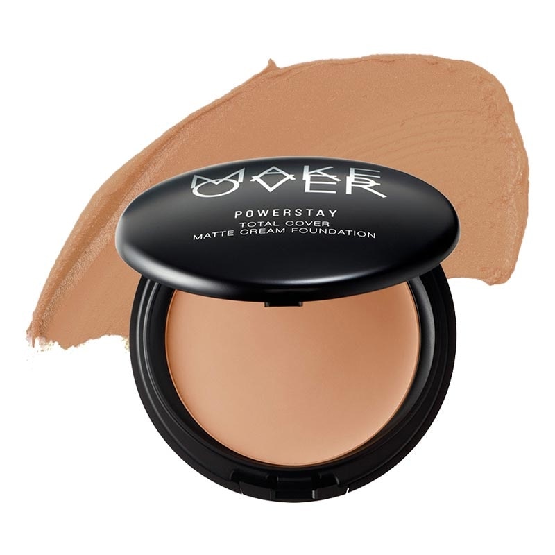Make Over Powerstay Total Cover Matte Cream Foundation W22 Warm Ivory 12g