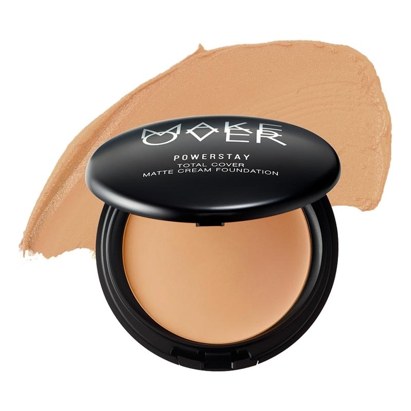 MAKE OVER Make Over Powerstay Total Cover Matte Cream Foundation W33 Honey Beige 12g