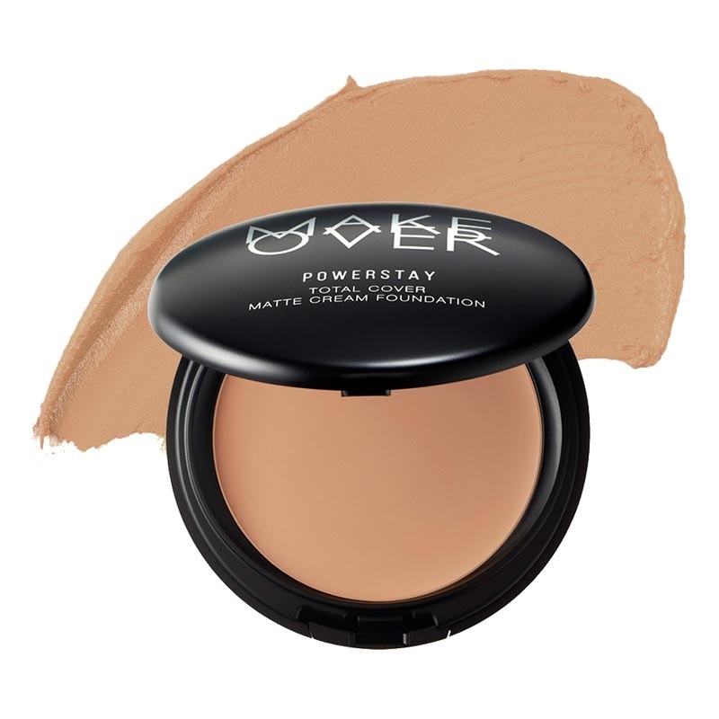 Make Over Powerstay Total Cover Matte Cream Foundation N30 Natural Beige 12g