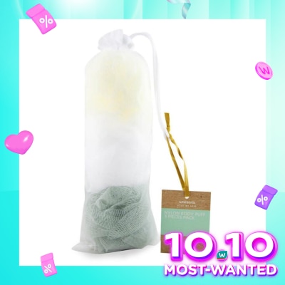 WATSONS Watsons Nylon Body Puff 3 Pieces Pack