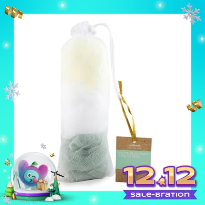 WATSONS Watsons Nylon Body Puff 3 Pieces Pack