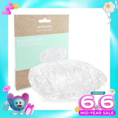 WATSONS - Watsons Shower Cap 3 Pieces Pack