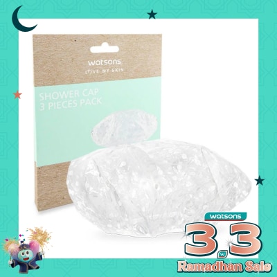 WATSONS Watsons Shower Cap 3 Pieces Pack