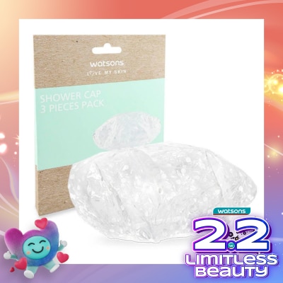 WATSONS Watsons Shower Cap 3 Pieces Pack