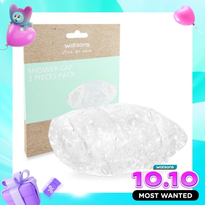 WATSONS Watsons Shower Cap 3 Pieces Pack image