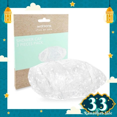 WATSONS Watsons Shower Cap 3 Pieces Pack