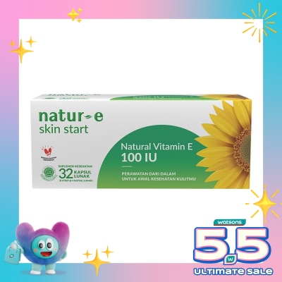 NATUR-E - Natural Vitamin E 100 IU Soft Capsule 32'S (BOX)