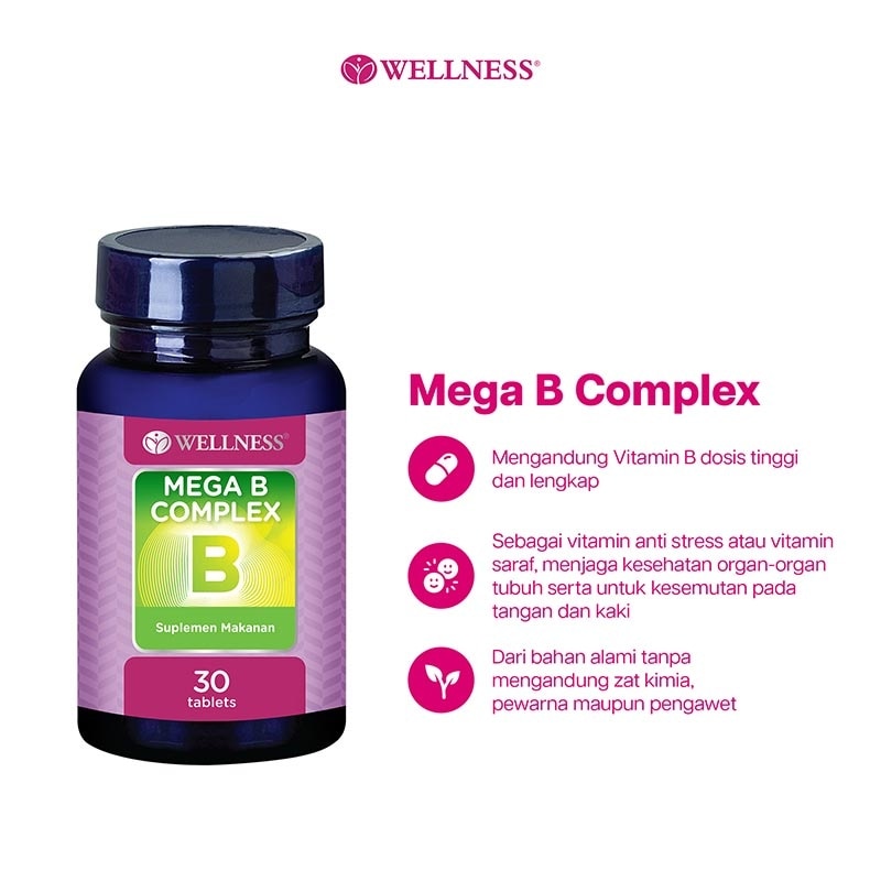 Mega B Complex Tablet 30'S