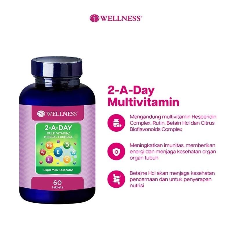 Multivitamin 2-A-Day Tablet 60'S