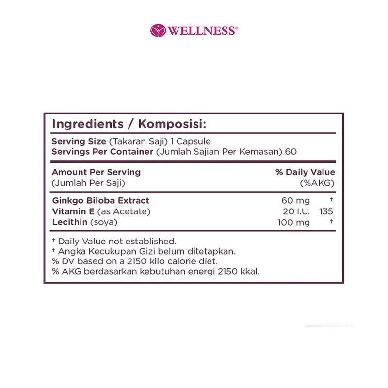 Gingko Formula Kapsul 60'S