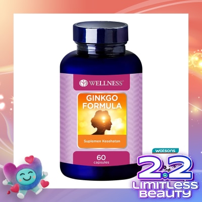 WELLNESS Gingko Formula Kapsul 60'S