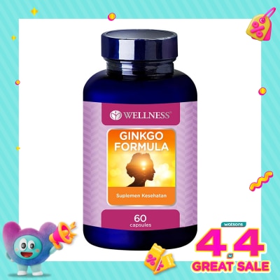 WELLNESS - Gingko Formula Kapsul 60'S