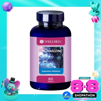 WELLNESS - Cal/Mag/Zinc Tablet 60'S image
