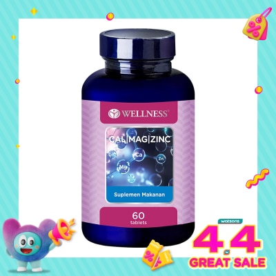 WELLNESS - Cal/Mag/Zinc Tablet 60'S