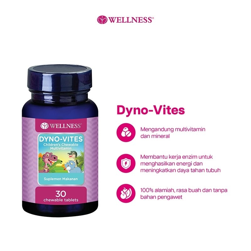 Dyno-Vites Child Multivitamin Tablet 30'S