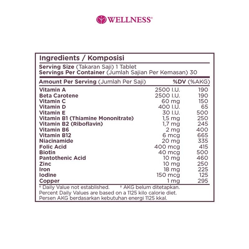 Dyno-Vites Child Multivitamin Tablet 30'S