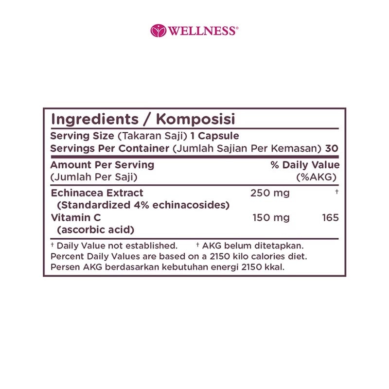Echinacea + Vitamin C 30s