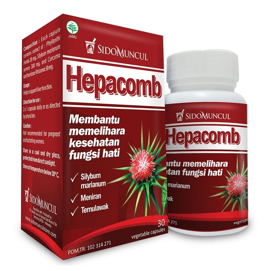 SIDOMUNCUL Herbal Hepacomb 30s