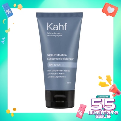 KAHF Triple Protection Sunscreen Moisturizer 30ml