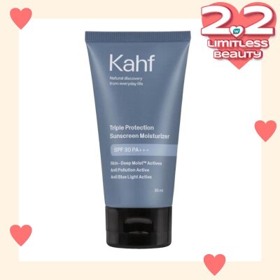 KAHF Triple Protection Sunscreen Moisturizer 30ml