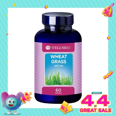 WELLNESS - Wheat Grass 500mg Tablet 60'S