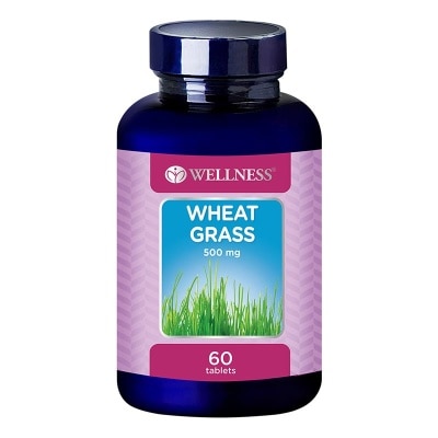 WELLNESS Wheat Grass 500mg Tablet 60'S