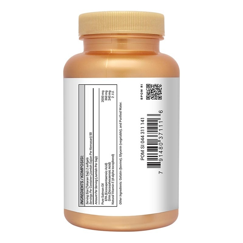 Omega-3 Fish Oil 2000mg Kapsul 100'S