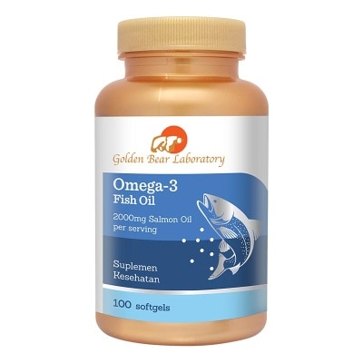 GOLDEN BEAR Omega-3 Fish Oil 2000mg Kapsul 100'S