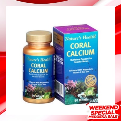 NATURES HEALTH Nature''s Health Coral Calcium Suplemen Kalsium 90s