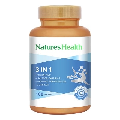 NATURES HEALTH Natures Health Squalene + Omega 3 + EPO 3in1 100s