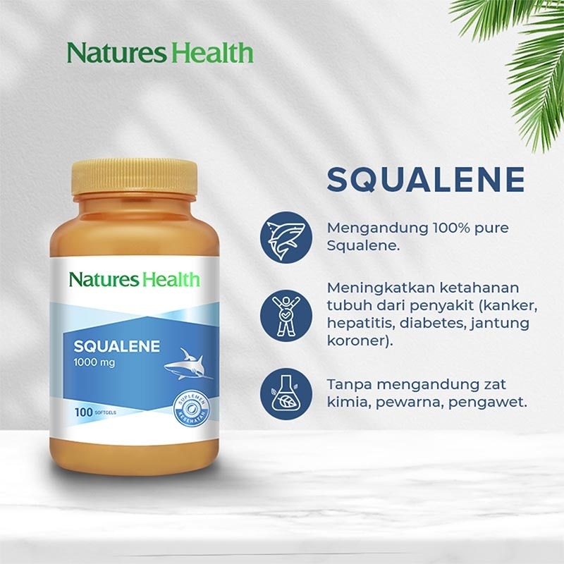 Squalene 1000mg Softgel 100'S