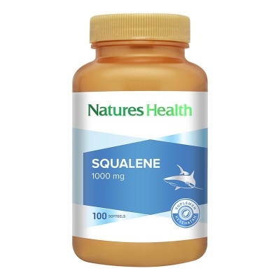NATURES HEALTH Squalene 1000mg Softgel 100'S