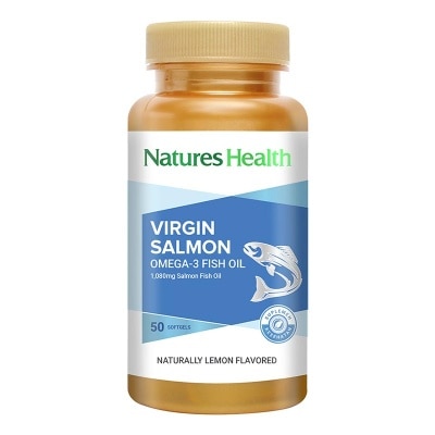 NATURES HEALTH Virgin Salmon Omega 3 1080mg Softgel 50'S