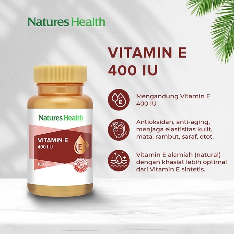 Vitamin E 400 IU Softgel 100'S