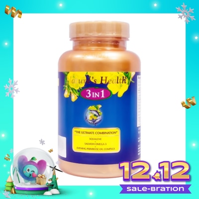 NATURES HEALTH Squalene + Omega + Epo 3in1 Softgel 30'S