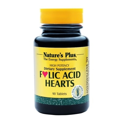 NATURES PLUS Folic Acid Heart 90S