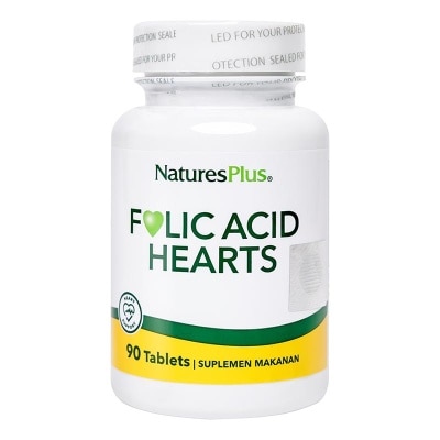 NATURES PLUS Folic Acid Hearts Tablet 90'S