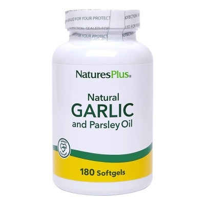 NATURES PLUS Garlic & Parsley Oil Softgel 180'S