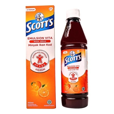 SCOTTS Emulsion Vita Rasa Jeruk 400ml